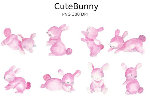 Cute Bunny Watercolor Illustration Set Review