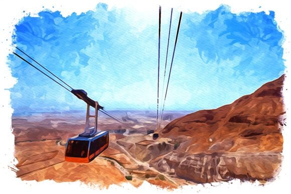 Masada Middle East Watercolor: A Designer’s Take on This Rich Illustration Set