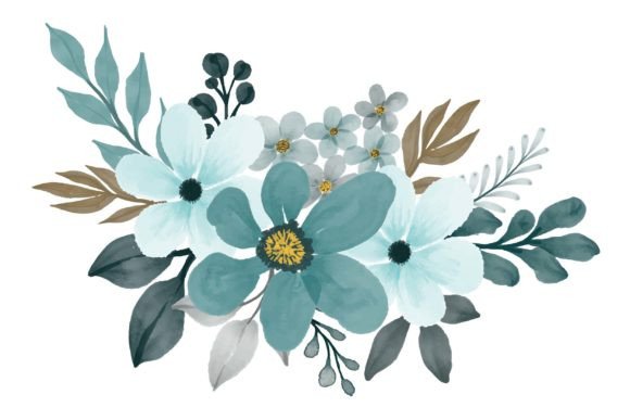 Tosca Green Watercolor Floral Frame: A Designer’s Review for Real Client Projects