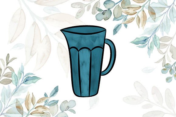 Watercolor Jug: Fresh Illustrations for Branding